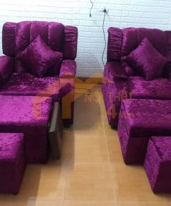 Mẫu ghế massage chân tăng đơ màu tím