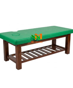 Giường spa gỗ có khoét lỗ tay