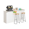 Quầy thu ngân quán cafe 1m2 - QLT06 2 Quầy tính tiền nhỏ gọn