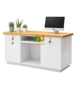 Bàn quầy lễ tân 1m2 giá rẻ
