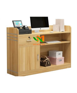 Mẫu quầy thu ngân nhỏ gọn 1m
