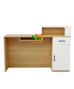 Quầy lễ tân spa mini 1m2 hiện đại - QLT12