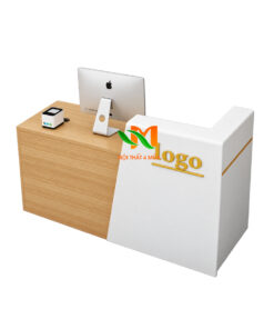 Quầy lễ tân spa mini 1m2 hiện đại - QLT12