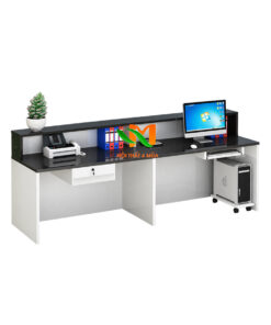 Quầy lễ tân spa gỗ MDF 2m - QLT14