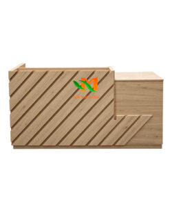Quầy lễ tân 1m8 gỗ hiện đại - QLT23