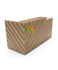 Quầy lễ tân 1m8 gỗ hiện đại - QLT23