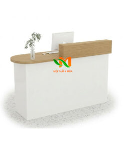 Mẫu quầy lễ tân spa 1m nhỏ đẹp