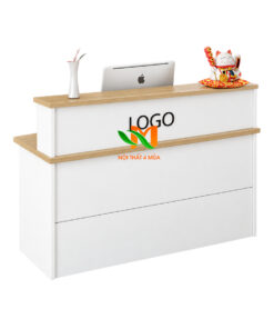 Quầy thanh toán gỗ MDF 1m2 - QLT21