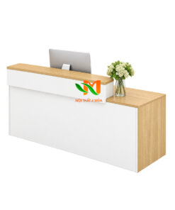 Bàn lễ tân bằng gỗ nhỏ đẹp