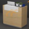 Quầy lễ tân gỗ MDF nhỏ gọn 1m2