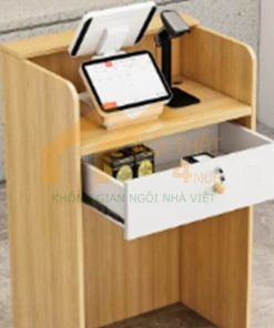 Quầy quầy thu ngân 1m2 - QLT10 3 Mẫu quầy thu ngân nhỏ gọn