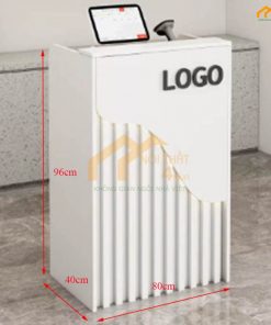 Quầy quầy thu ngân 1m2 - QLT10 4 Mẫu quầy thu ngân nhỏ gọn
