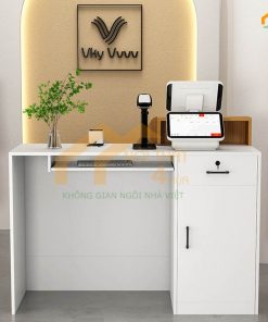 Quầy tính tiền shop thời trang hiện đại - QLT18 3 Quầy tính tiền shop thời trang hiện đại