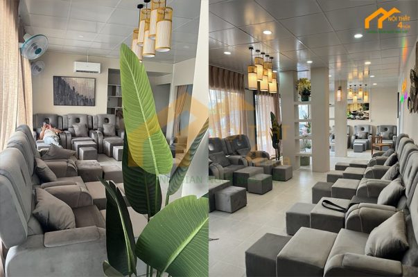 Thi công ghế foot massage tại Phú Quốc