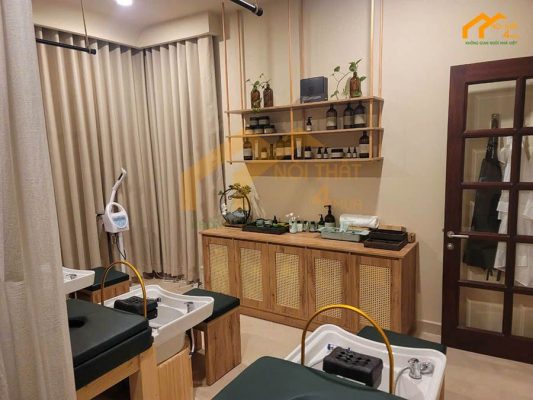 Nội thất spa Aurabox Specialized Derma Beauty quận 10 3 Mẫu thi công spa dưỡng sinh Aurabox