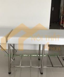 Giường gập đầu inox cho spa đẹp