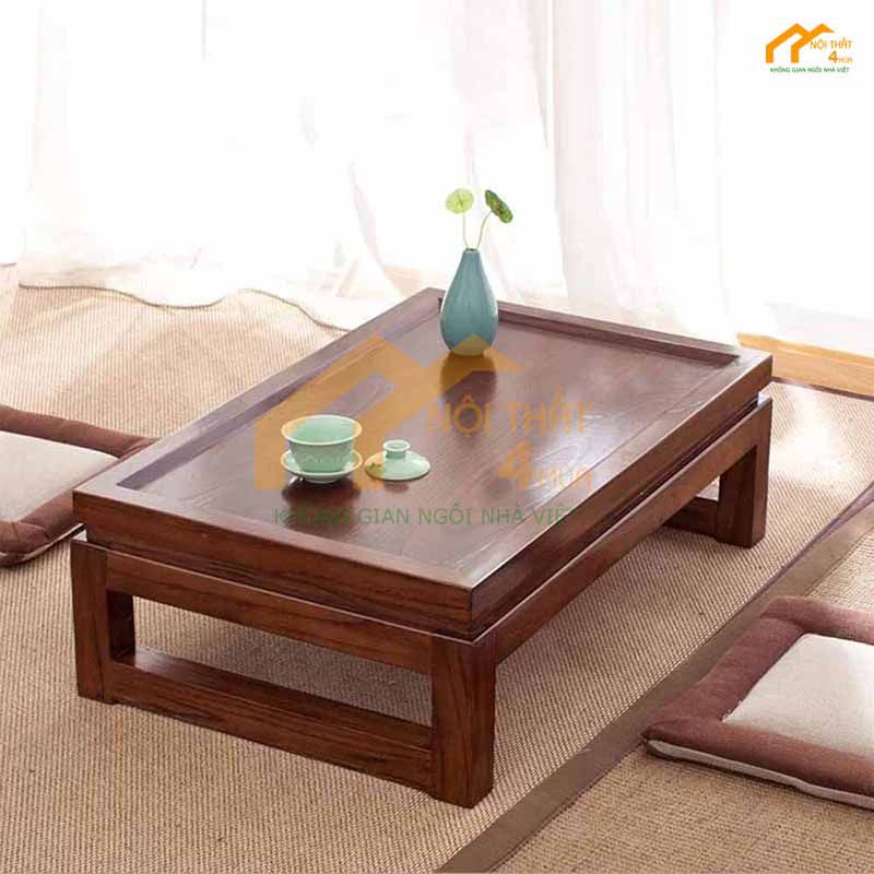 Mẫu bàn ăn bệt kiểu Nhật đơn giản đẹp