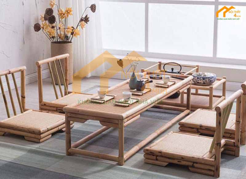 Mẫu bàn ăn bệt kiểu Hàn đơn giản đẹp