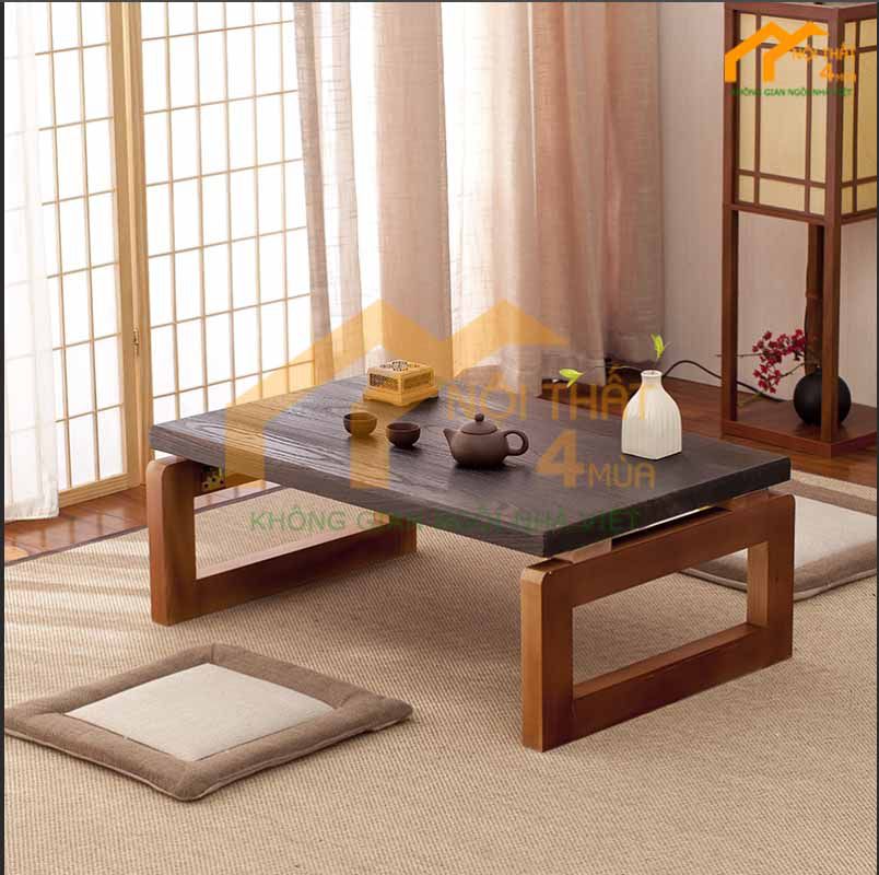 Mẫu bàn ăn bệt kiểu Nhật đơn giản đẹp