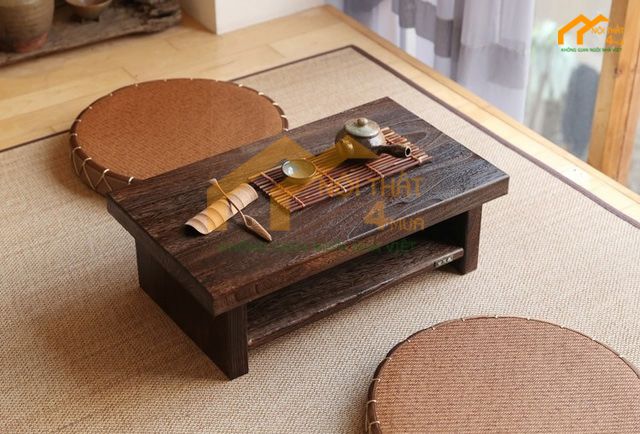 Mẫu bàn ăn bệt kiểu Nhật đơn giản đẹp