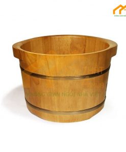 Chậu ngâm chân gỗ Po mu
