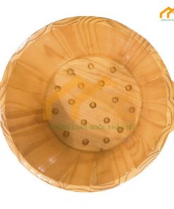 Chậu ngâm chân bằng gỗ thông - CNCT01 5 Chậu ngâm chân gỗ thông