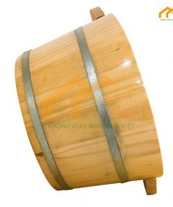 Chậu ngâm chân bằng gỗ thông - CNCT01 3 Chậu ngâm chân gỗ thông