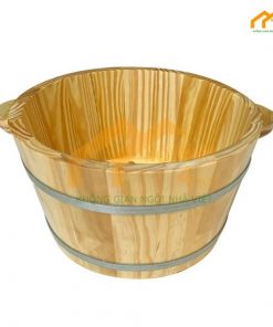 Chậu ngâm chân gỗ thông