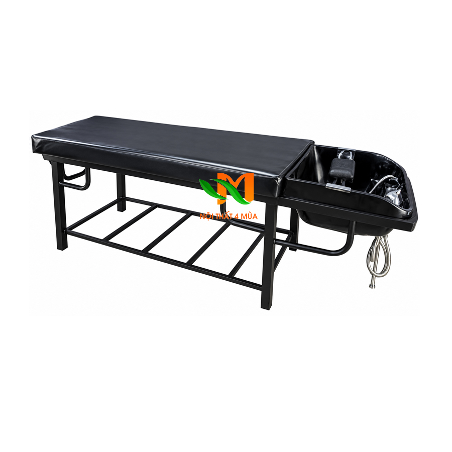 Giường gội 2in1 chân sắt giá rẻ Giường gội 2in1 chân sắt giá rẻ