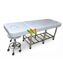 Giường inox gập đầu