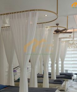 Mẫu rèm vải voan khung vòm chữ U