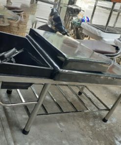 Giường gội 2in1 chân inox giá rẻ - GGDIN05 4 Mẫu giường gội đầu inox giá rẻ