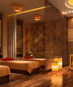 Rèm cửa gỗ cho spa