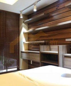 Rèm cửa gỗ cho spa