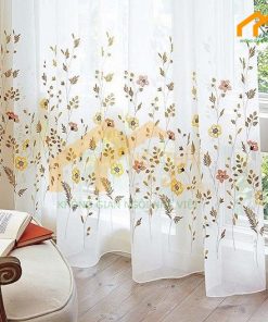 Rèm voan thuê họa tiết