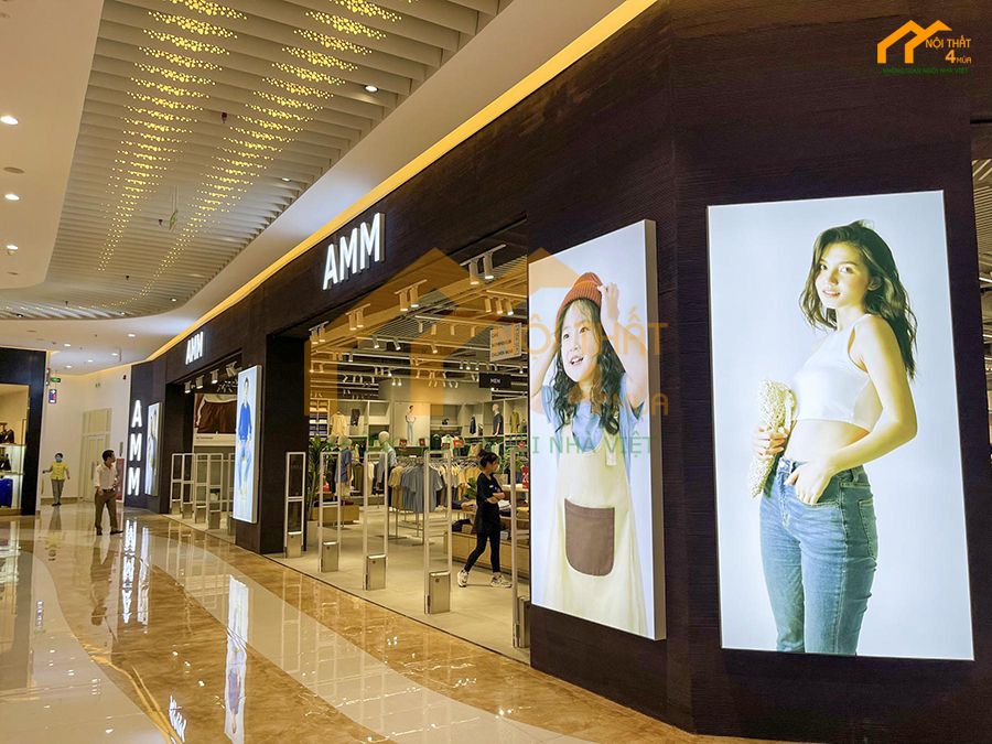 Mẫu thi công shop thời trang