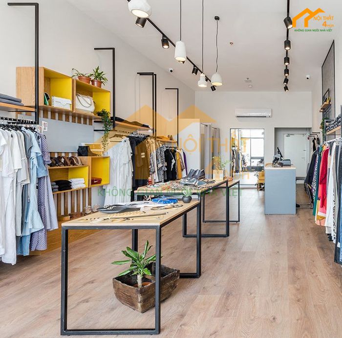 Mẫu thi công shop thời trang