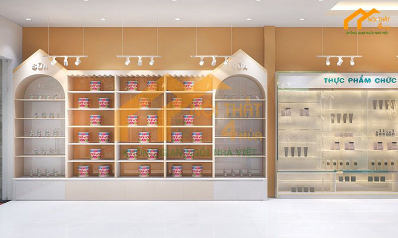 30+ Mẫu thiết kế shop mẹ và bé nhỏ đẹp và ấn tượng 33 Thiết kế shop Mẹ và Bé màu hồng đẹp