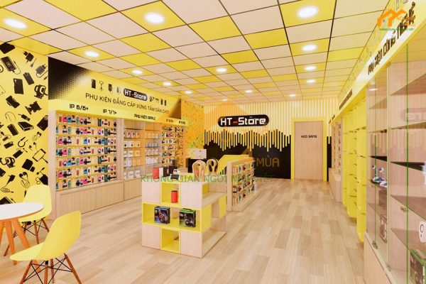 Mẫu thiết kế shop phụ kiện đẹp hiện đại