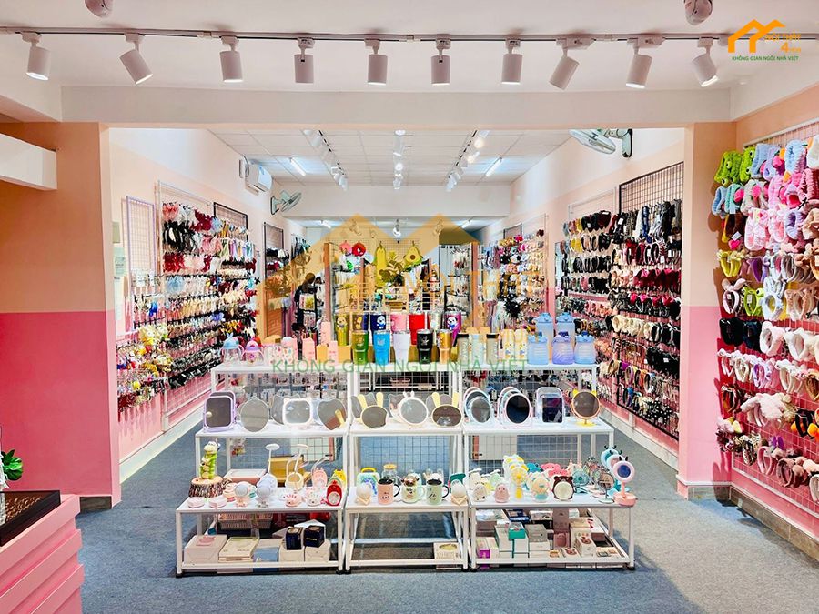 Mẫu thiết kế shop phụ kiện theo phong cách thanh lịch