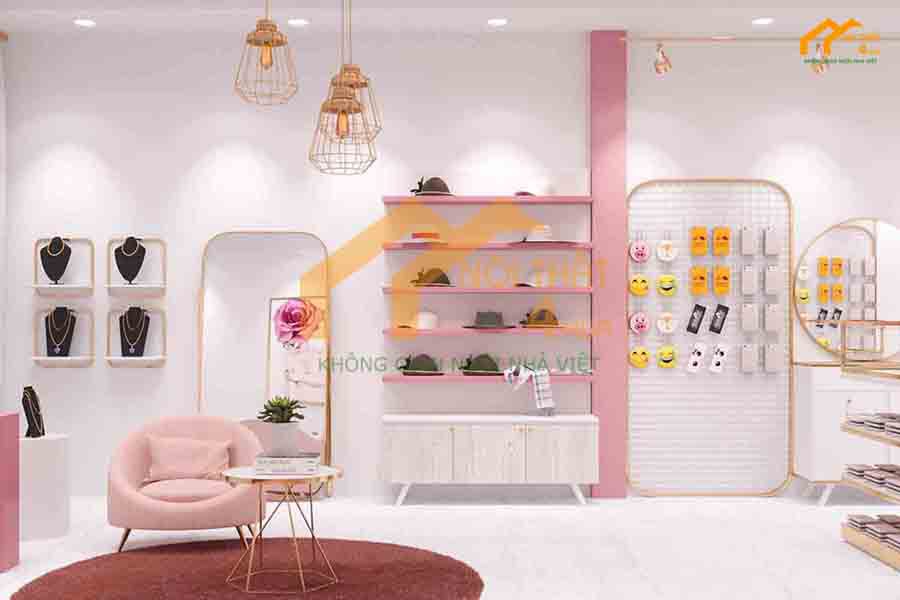 Mẫu thiết kế shop phụ đơn giản đẹp