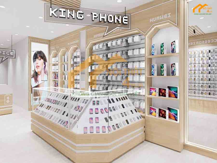 Mẫu thiết kế shop phụ kiện theo phong cách thanh lịch
