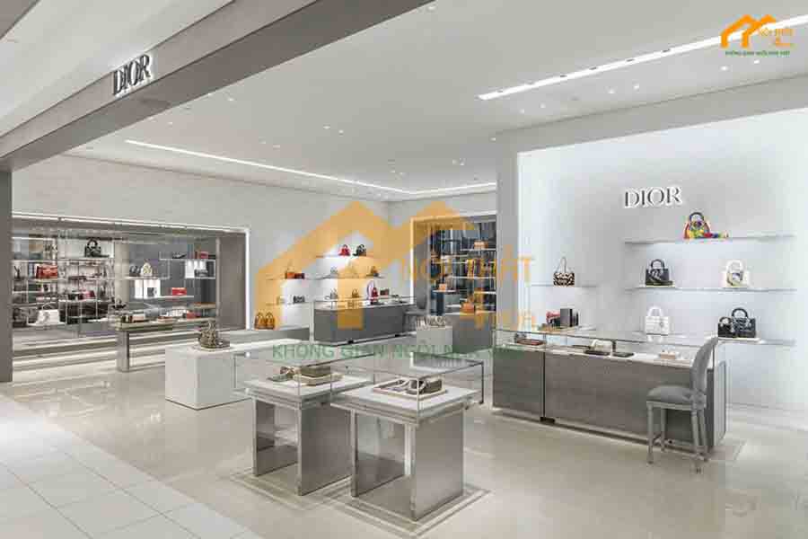 Mẫu thiết kế shop phụ kiện theo phong cách thanh lịch