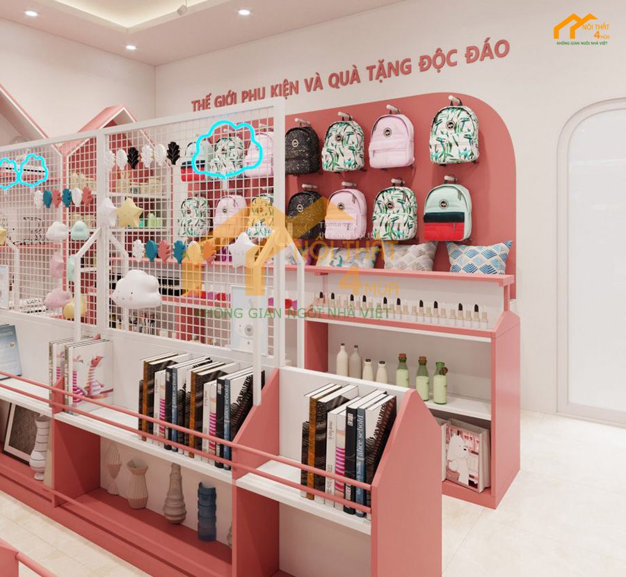 Mẫu thiết kế shop phụ đơn giản đẹp