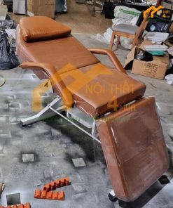 Giường phun xăm chỉnh cơ màu nâu đất - GPXCC05