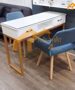 Mẫu bàn nail 2 hộc kéo