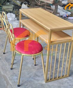 Bàn làm nail chân sắt melamine - BLN07 4 Bàn làm nail chân sắt