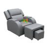 Ghế massage foot điện bọc simili màu xám - GMF30 1 Mẫu ghế foot điện màu xám bọc da