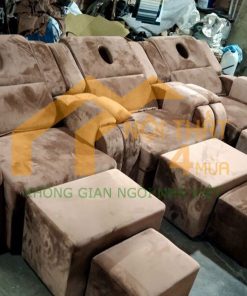 Ghế foot điện nhung cao cấp