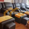 Ghế foot điện bọc da cao cấp